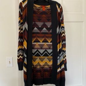 Missoni for Target long cardigan, size Small